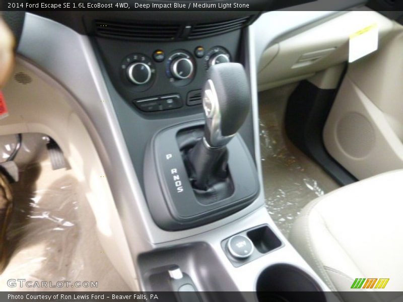Deep Impact Blue / Medium Light Stone 2014 Ford Escape SE 1.6L EcoBoost 4WD