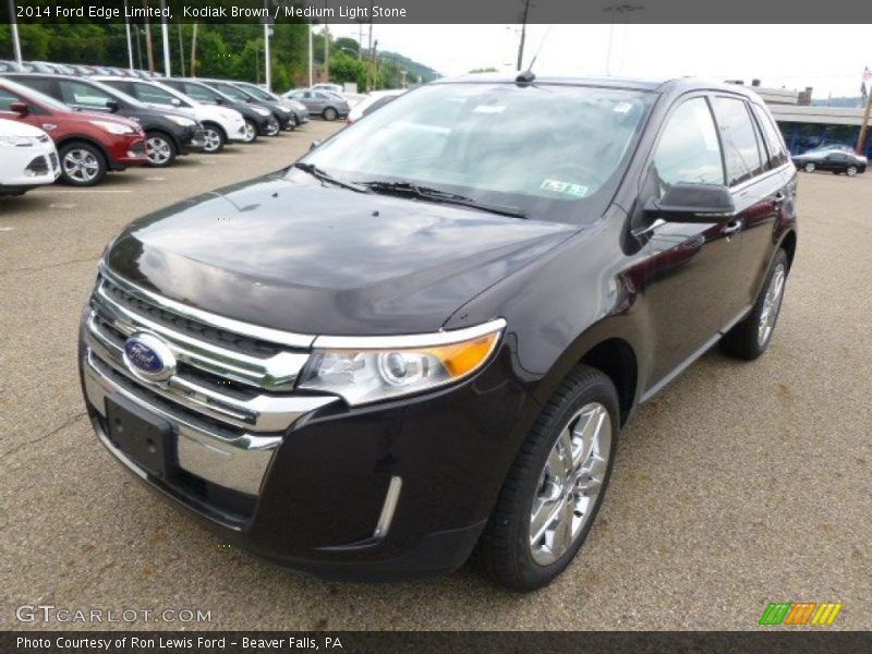 Kodiak Brown / Medium Light Stone 2014 Ford Edge Limited