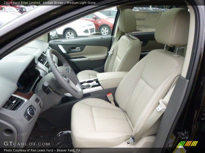  2014 Edge Limited Medium Light Stone Interior