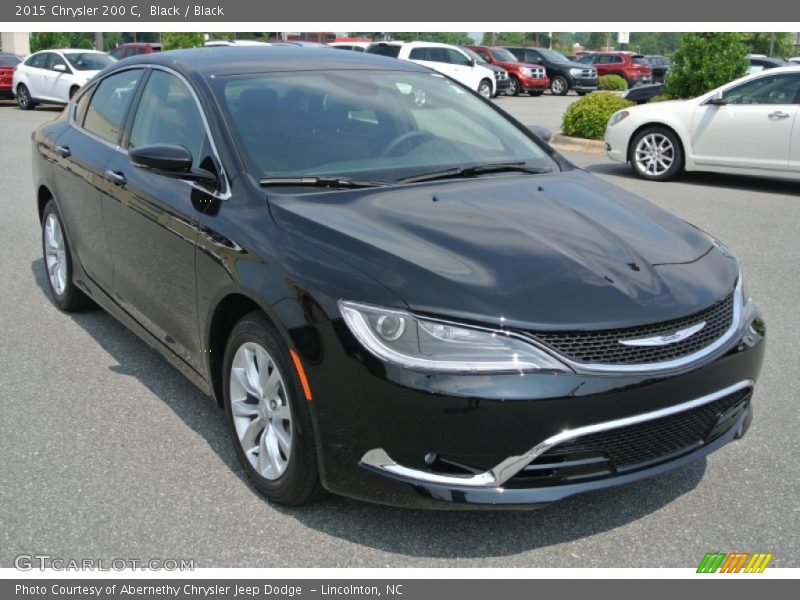 Black / Black 2015 Chrysler 200 C