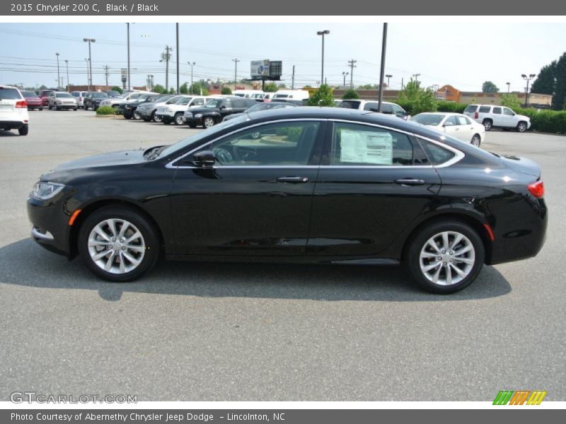 Black / Black 2015 Chrysler 200 C