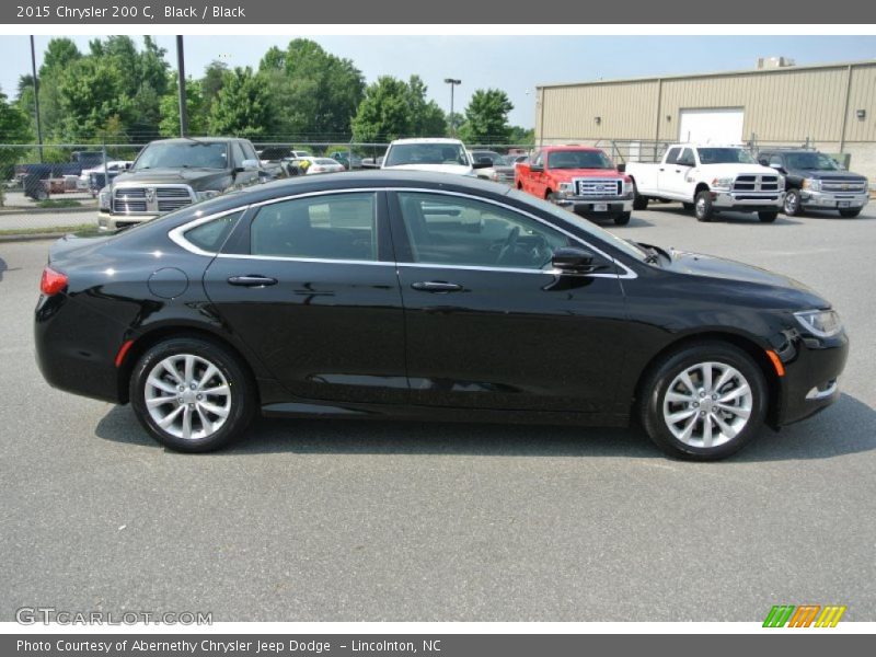 Black / Black 2015 Chrysler 200 C