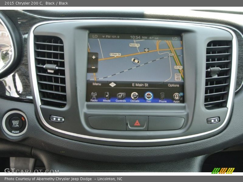 Black / Black 2015 Chrysler 200 C