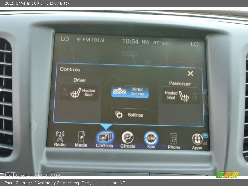 Black / Black 2015 Chrysler 200 C