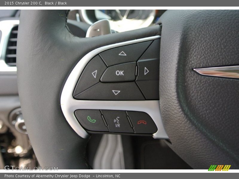 Black / Black 2015 Chrysler 200 C