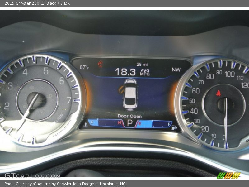 Black / Black 2015 Chrysler 200 C