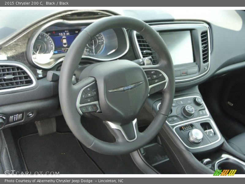 Black / Black 2015 Chrysler 200 C