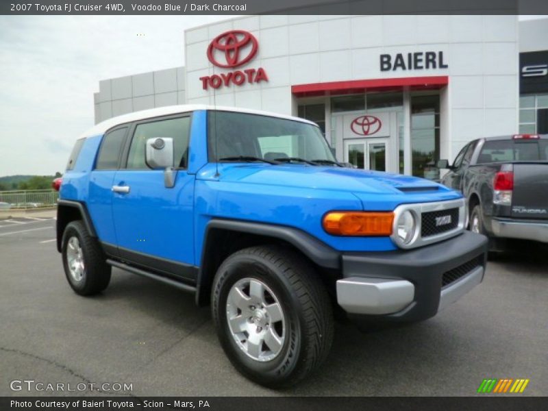 Voodoo Blue / Dark Charcoal 2007 Toyota FJ Cruiser 4WD