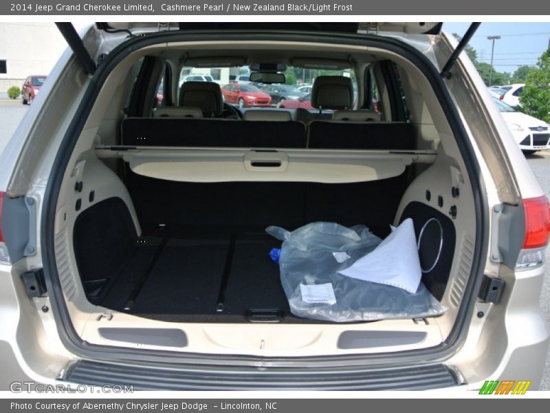 Cashmere Pearl / New Zealand Black/Light Frost 2014 Jeep Grand Cherokee Limited