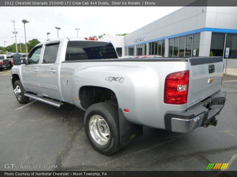 Silver Ice Metallic / Ebony 2012 Chevrolet Silverado 3500HD LTZ Crew Cab 4x4 Dually