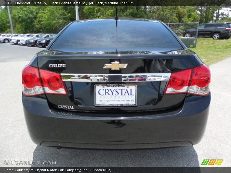 Black Granite Metallic / Jet Black/Medium Titanium 2012 Chevrolet Cruze LS