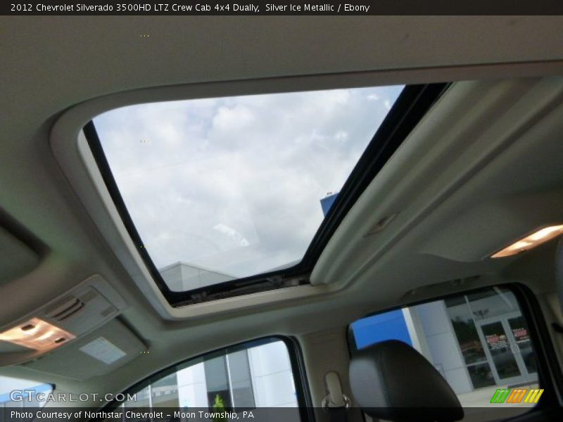 Silver Ice Metallic / Ebony 2012 Chevrolet Silverado 3500HD LTZ Crew Cab 4x4 Dually