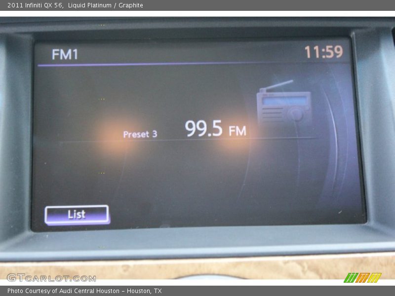 Liquid Platinum / Graphite 2011 Infiniti QX 56