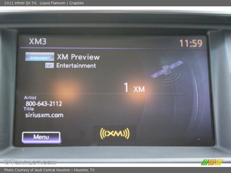 Liquid Platinum / Graphite 2011 Infiniti QX 56