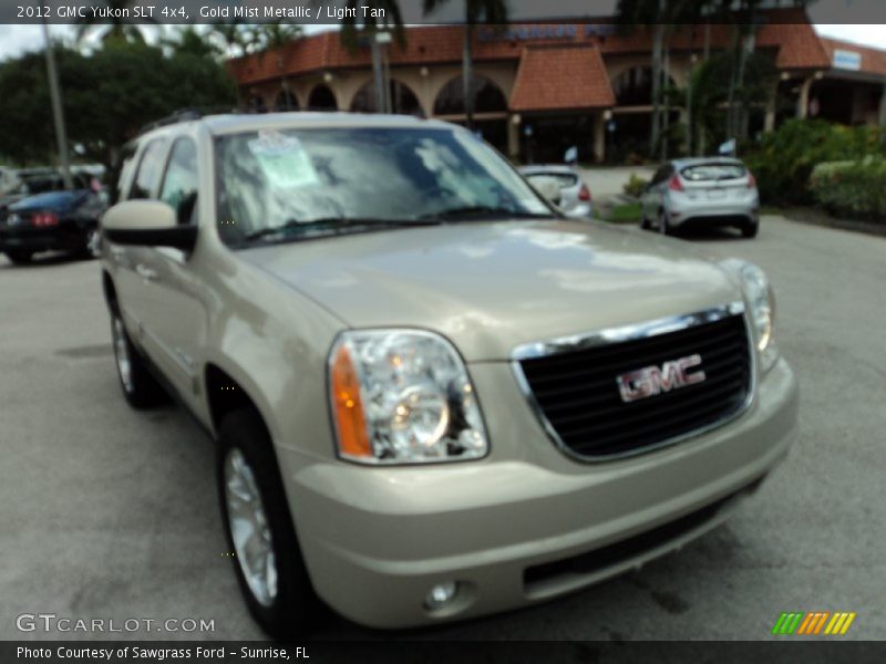 Gold Mist Metallic / Light Tan 2012 GMC Yukon SLT 4x4