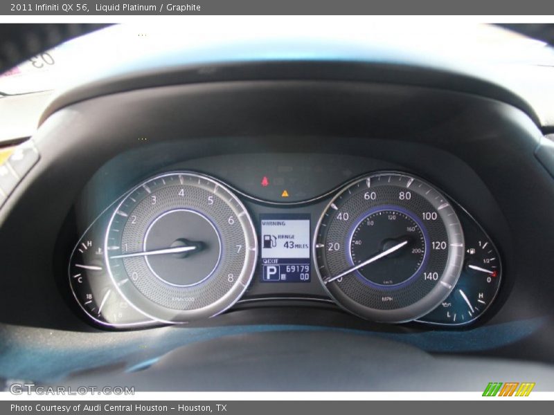 Liquid Platinum / Graphite 2011 Infiniti QX 56