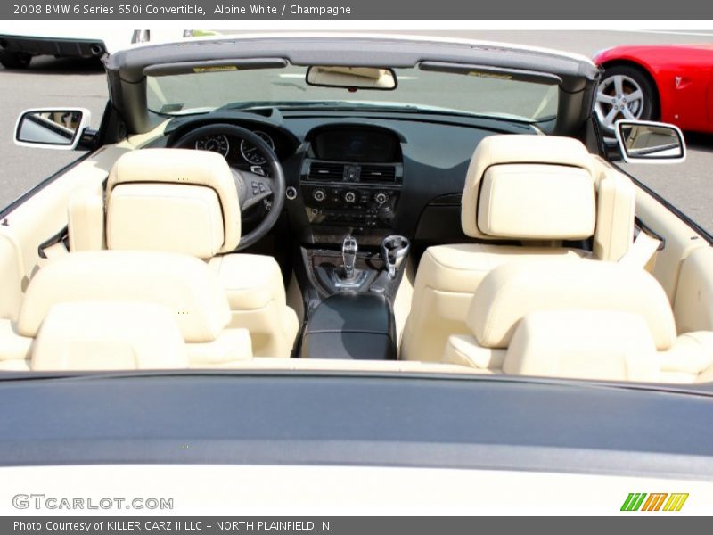 Alpine White / Champagne 2008 BMW 6 Series 650i Convertible