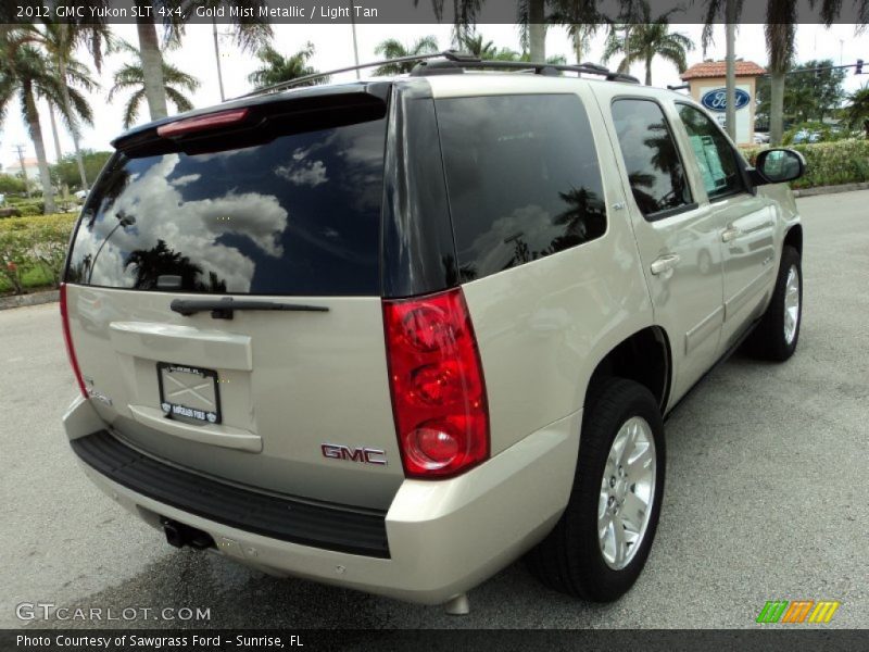 Gold Mist Metallic / Light Tan 2012 GMC Yukon SLT 4x4