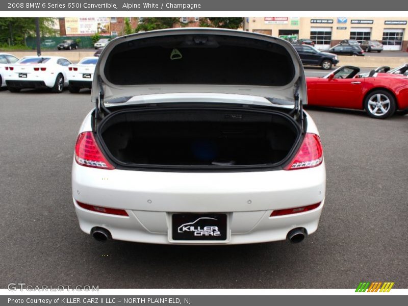 Alpine White / Champagne 2008 BMW 6 Series 650i Convertible