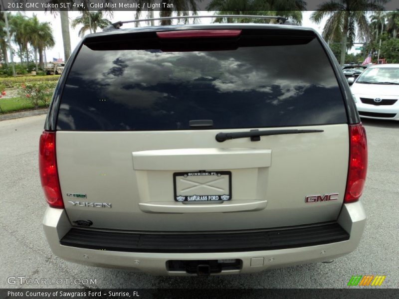 Gold Mist Metallic / Light Tan 2012 GMC Yukon SLT 4x4