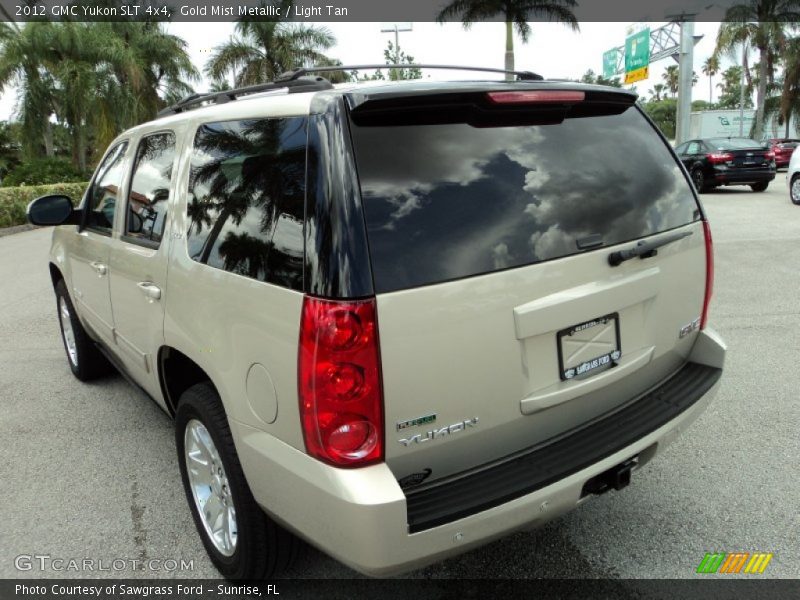 Gold Mist Metallic / Light Tan 2012 GMC Yukon SLT 4x4