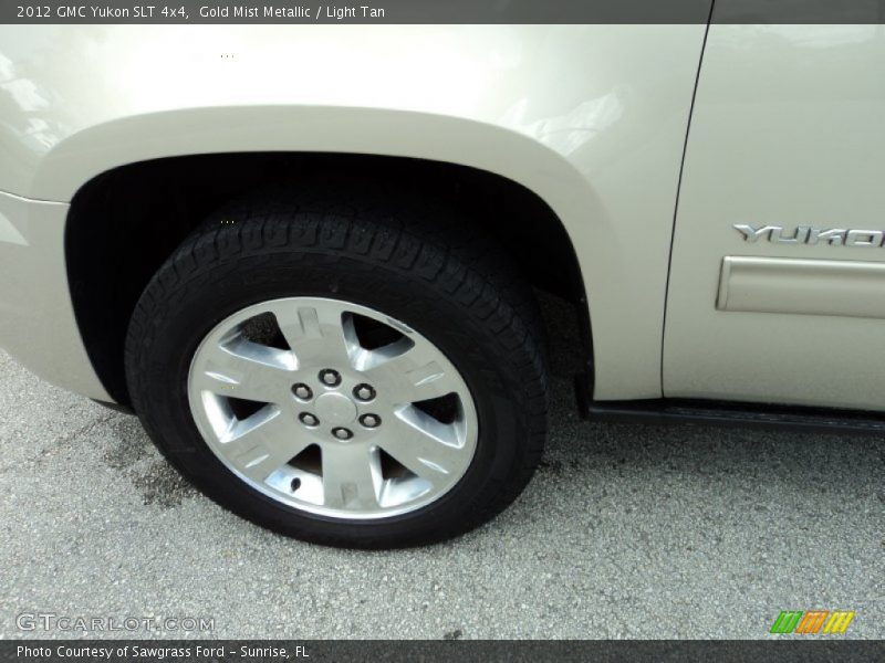 Gold Mist Metallic / Light Tan 2012 GMC Yukon SLT 4x4