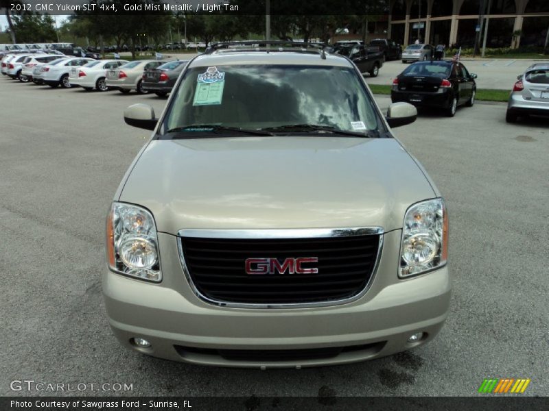 Gold Mist Metallic / Light Tan 2012 GMC Yukon SLT 4x4