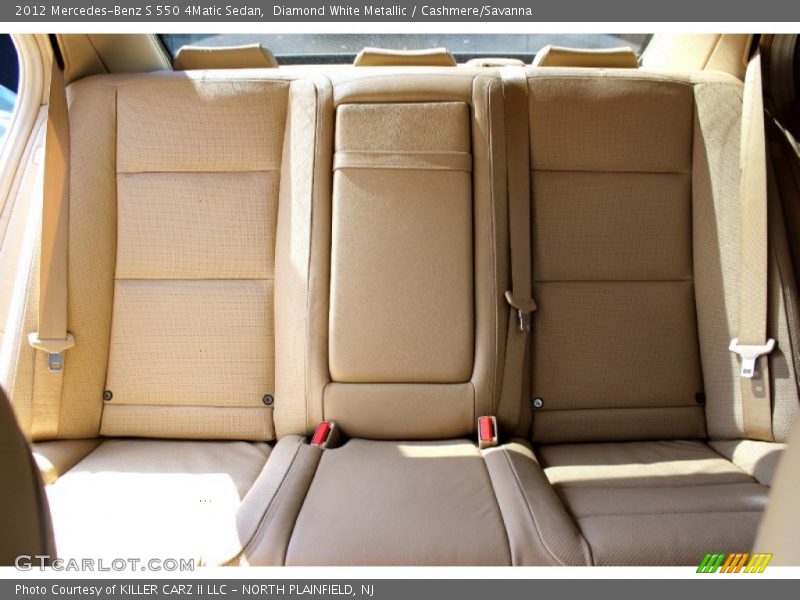 Diamond White Metallic / Cashmere/Savanna 2012 Mercedes-Benz S 550 4Matic Sedan