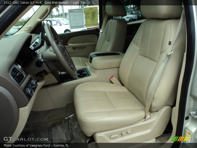 Front Seat of 2012 Yukon SLT 4x4