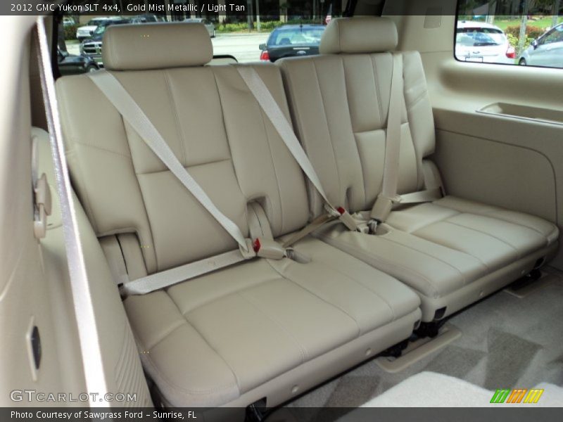 Rear Seat of 2012 Yukon SLT 4x4