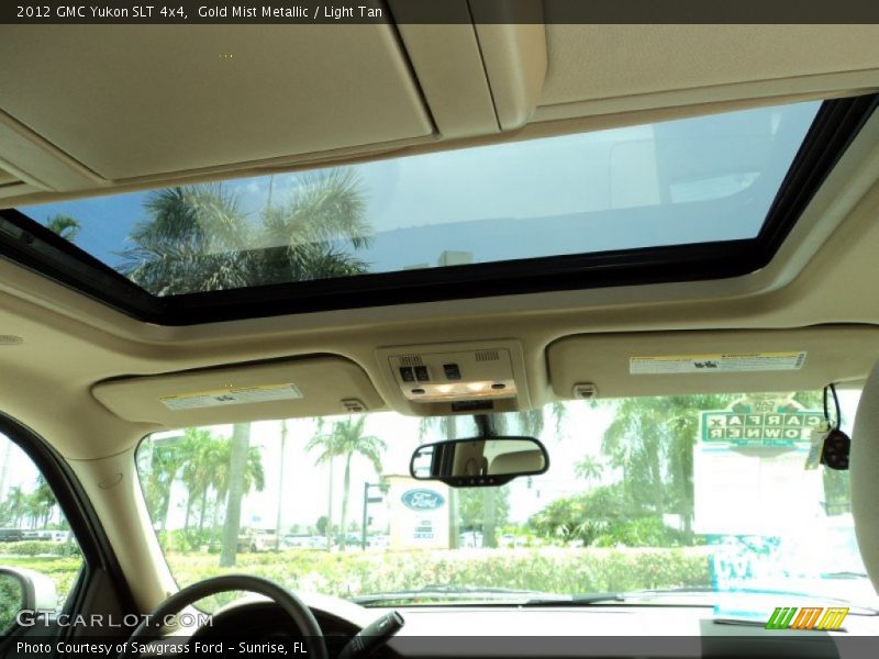 Gold Mist Metallic / Light Tan 2012 GMC Yukon SLT 4x4