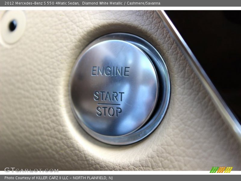 Diamond White Metallic / Cashmere/Savanna 2012 Mercedes-Benz S 550 4Matic Sedan