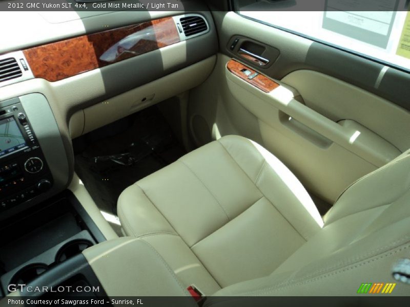 Gold Mist Metallic / Light Tan 2012 GMC Yukon SLT 4x4