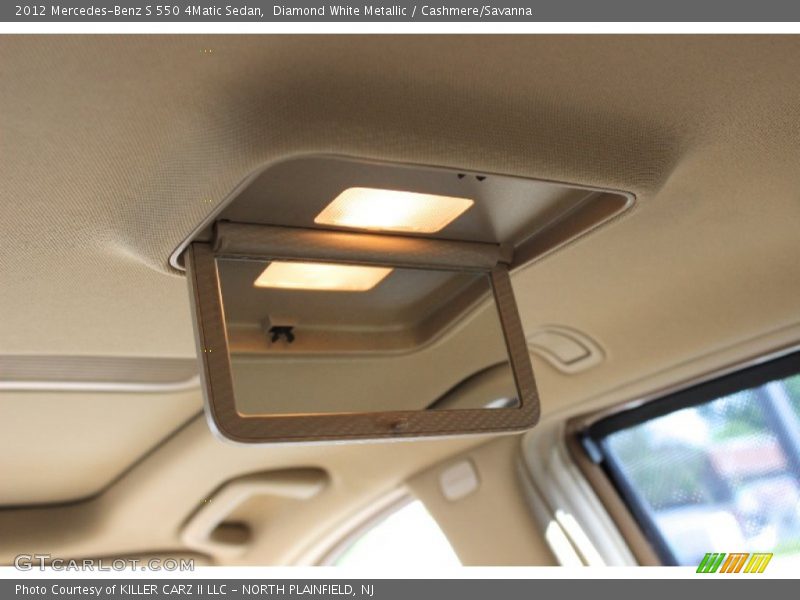 Diamond White Metallic / Cashmere/Savanna 2012 Mercedes-Benz S 550 4Matic Sedan