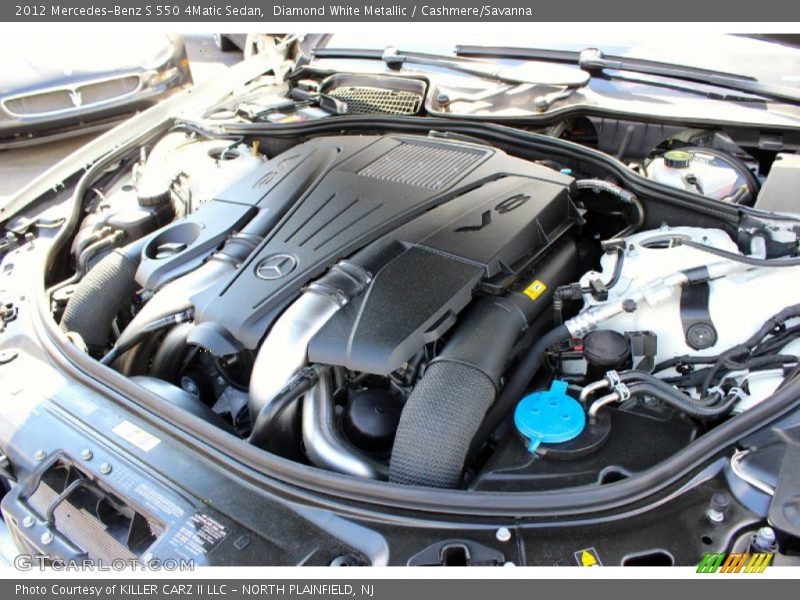 Diamond White Metallic / Cashmere/Savanna 2012 Mercedes-Benz S 550 4Matic Sedan
