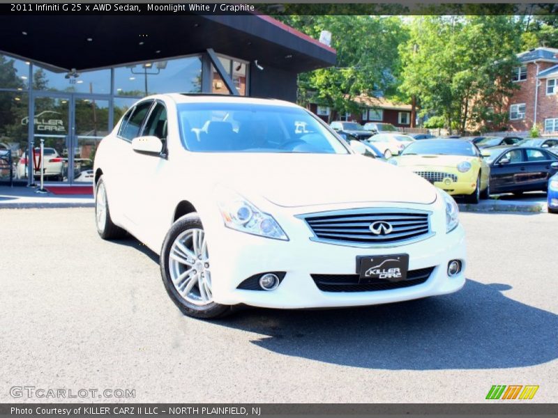 Moonlight White / Graphite 2011 Infiniti G 25 x AWD Sedan