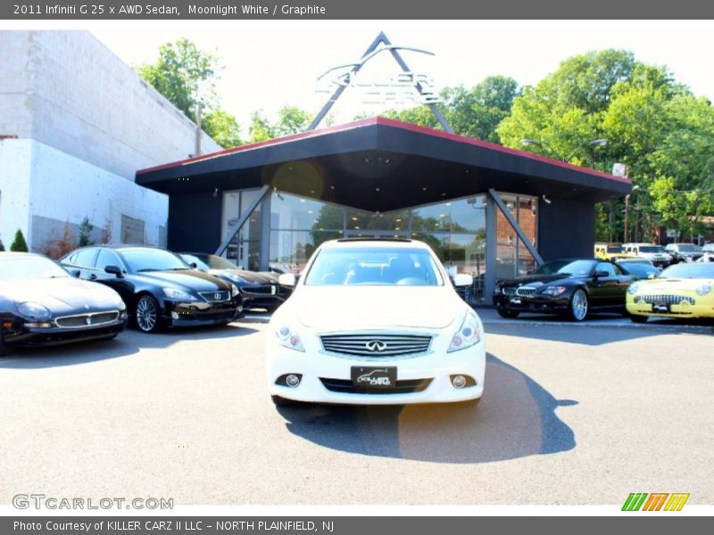 Moonlight White / Graphite 2011 Infiniti G 25 x AWD Sedan