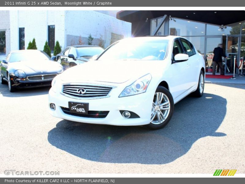 Moonlight White / Graphite 2011 Infiniti G 25 x AWD Sedan