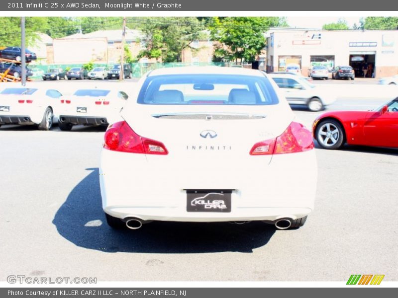 Moonlight White / Graphite 2011 Infiniti G 25 x AWD Sedan