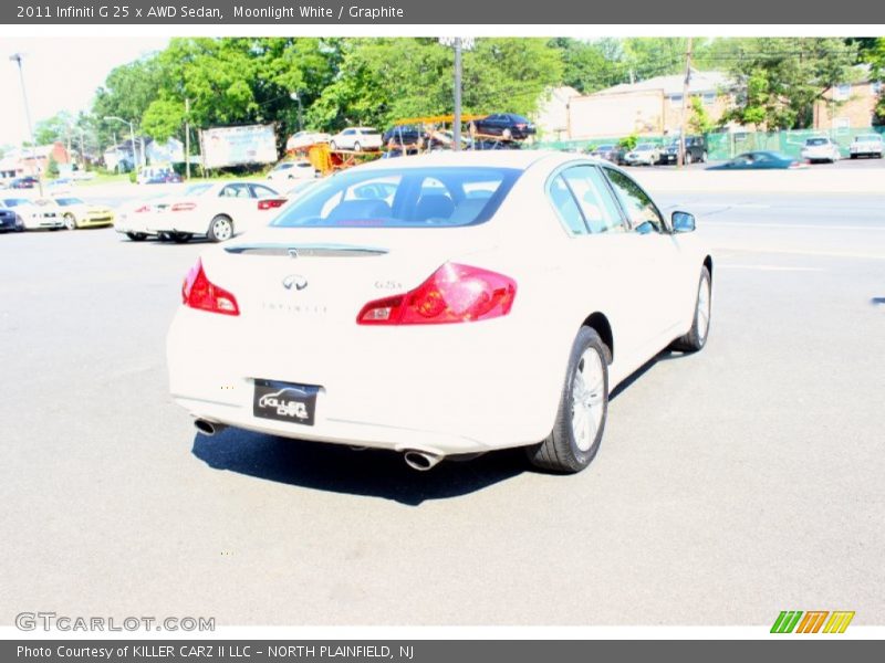 Moonlight White / Graphite 2011 Infiniti G 25 x AWD Sedan
