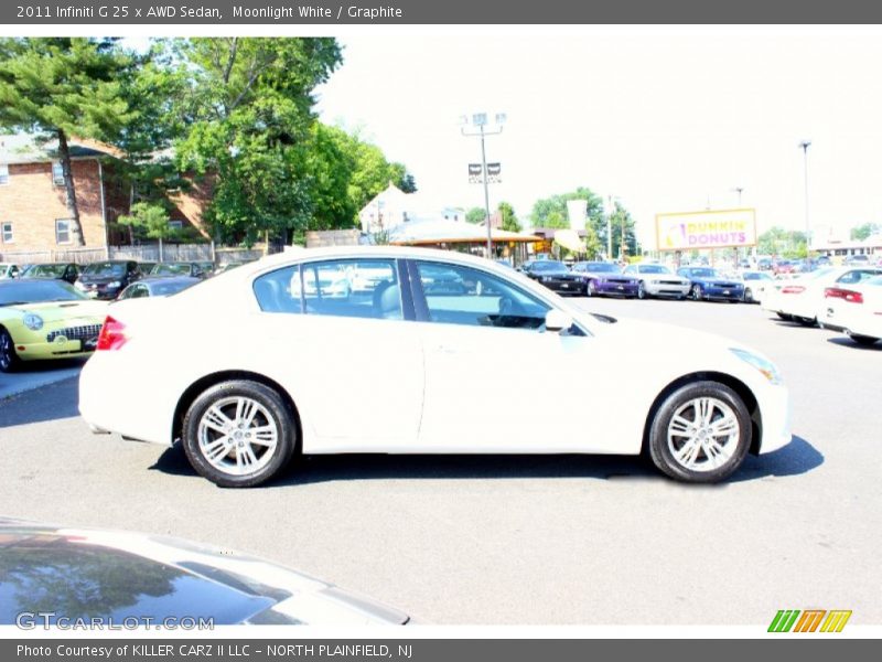 Moonlight White / Graphite 2011 Infiniti G 25 x AWD Sedan