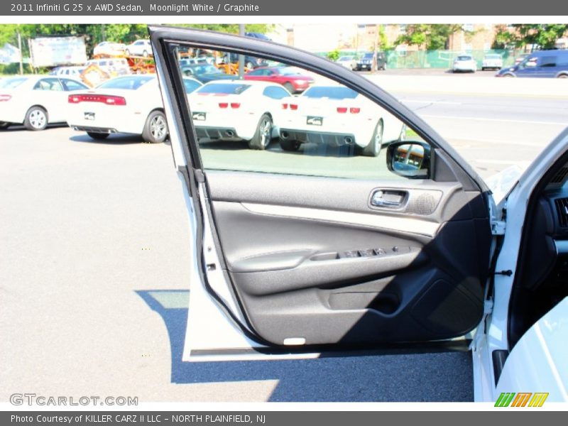 Moonlight White / Graphite 2011 Infiniti G 25 x AWD Sedan