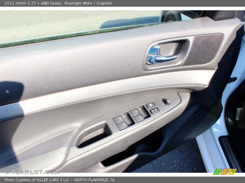 Moonlight White / Graphite 2011 Infiniti G 25 x AWD Sedan