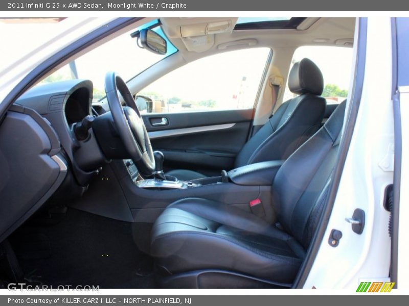 Moonlight White / Graphite 2011 Infiniti G 25 x AWD Sedan