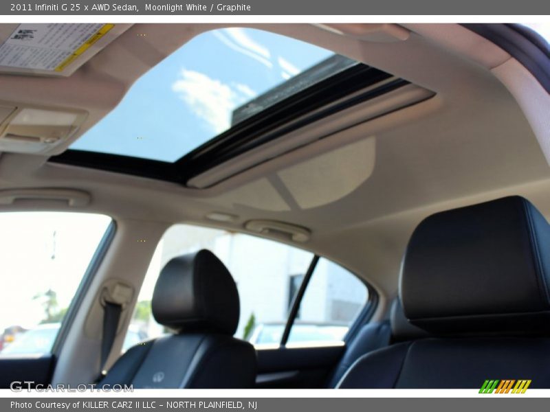 Moonlight White / Graphite 2011 Infiniti G 25 x AWD Sedan