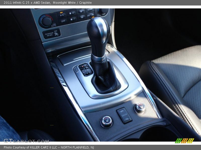 Moonlight White / Graphite 2011 Infiniti G 25 x AWD Sedan