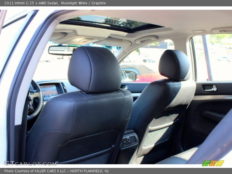 Moonlight White / Graphite 2011 Infiniti G 25 x AWD Sedan