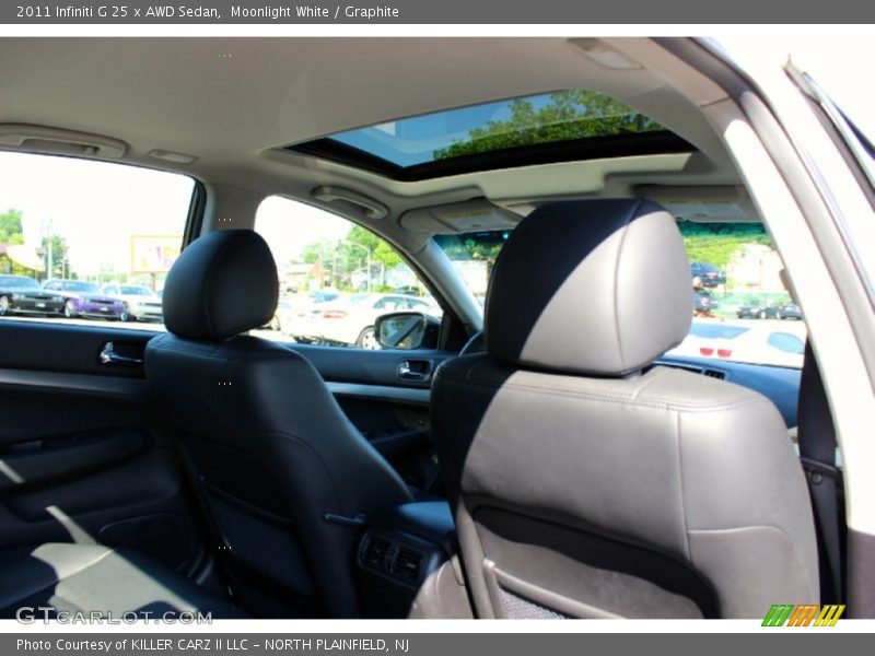 Moonlight White / Graphite 2011 Infiniti G 25 x AWD Sedan