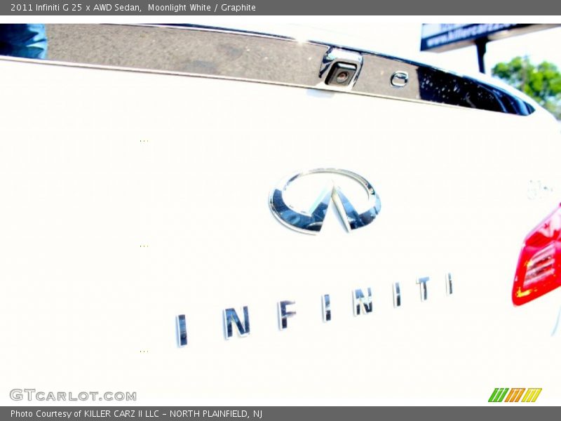 Moonlight White / Graphite 2011 Infiniti G 25 x AWD Sedan
