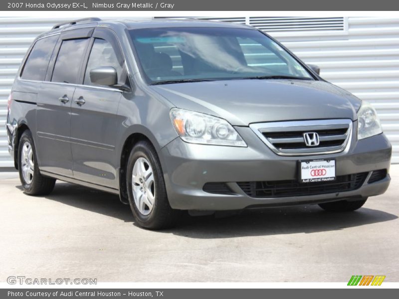 Nimbus Gray Metallic / Gray 2007 Honda Odyssey EX-L